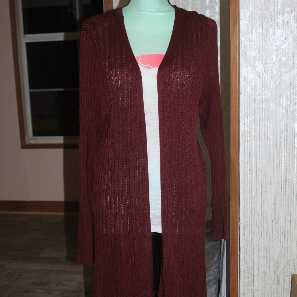 WTag:  Long Maroon Light Sweater